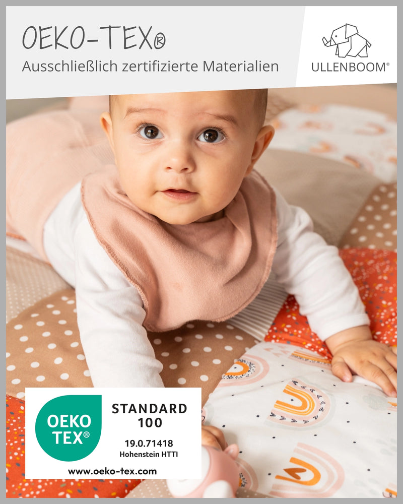 Personalisierbare Krabbeldecke REGENBOGEN-ULLENBOOM Baby