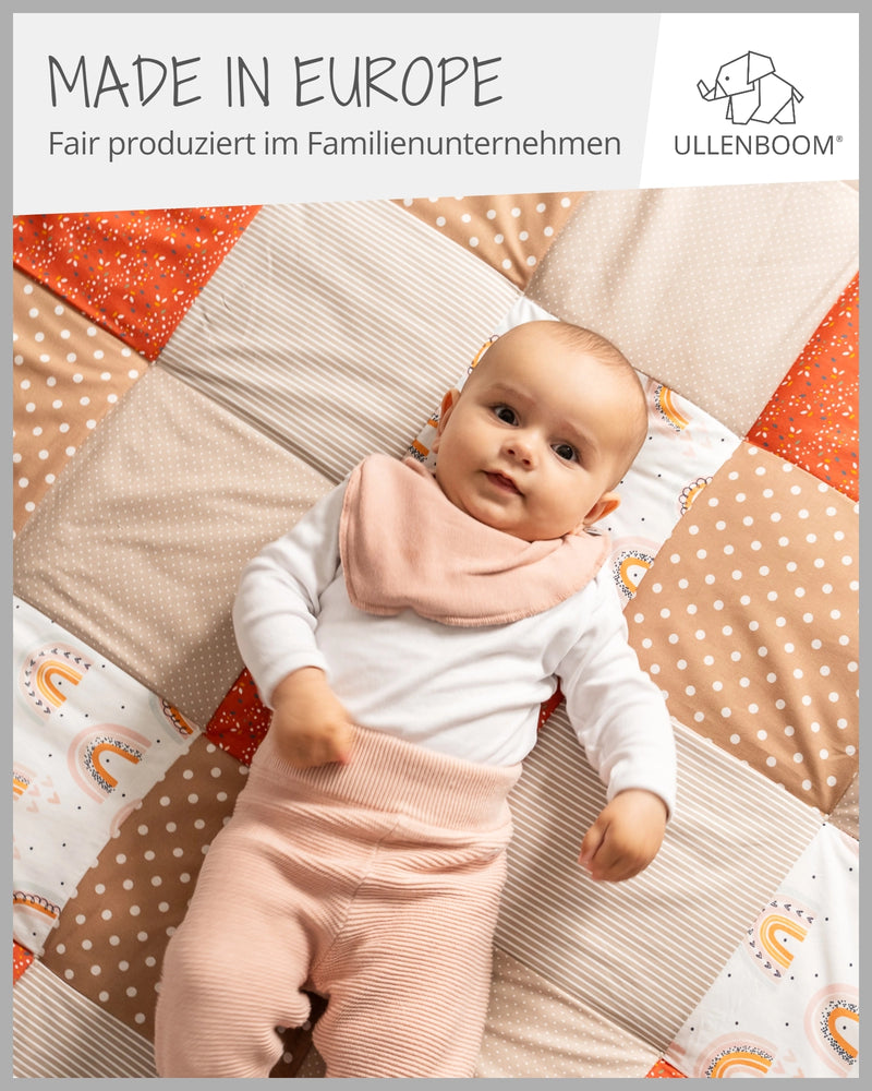 Personalisierbare Krabbeldecke REGENBOGEN-ULLENBOOM Baby