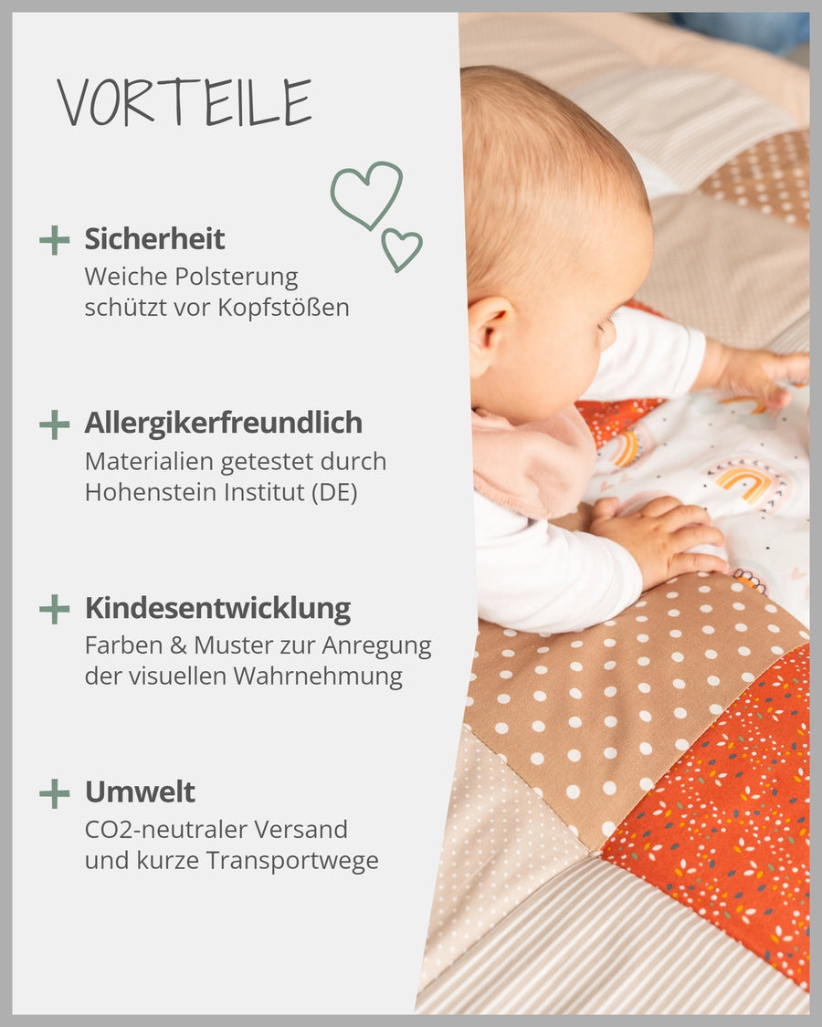 Krabbeldecke REGENBOGEN-ULLENBOOM Baby