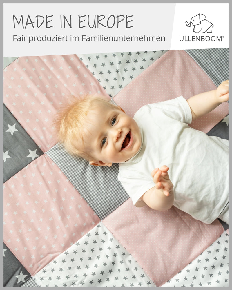 Krabbeldecke ROSA GRAU-ULLENBOOM Baby