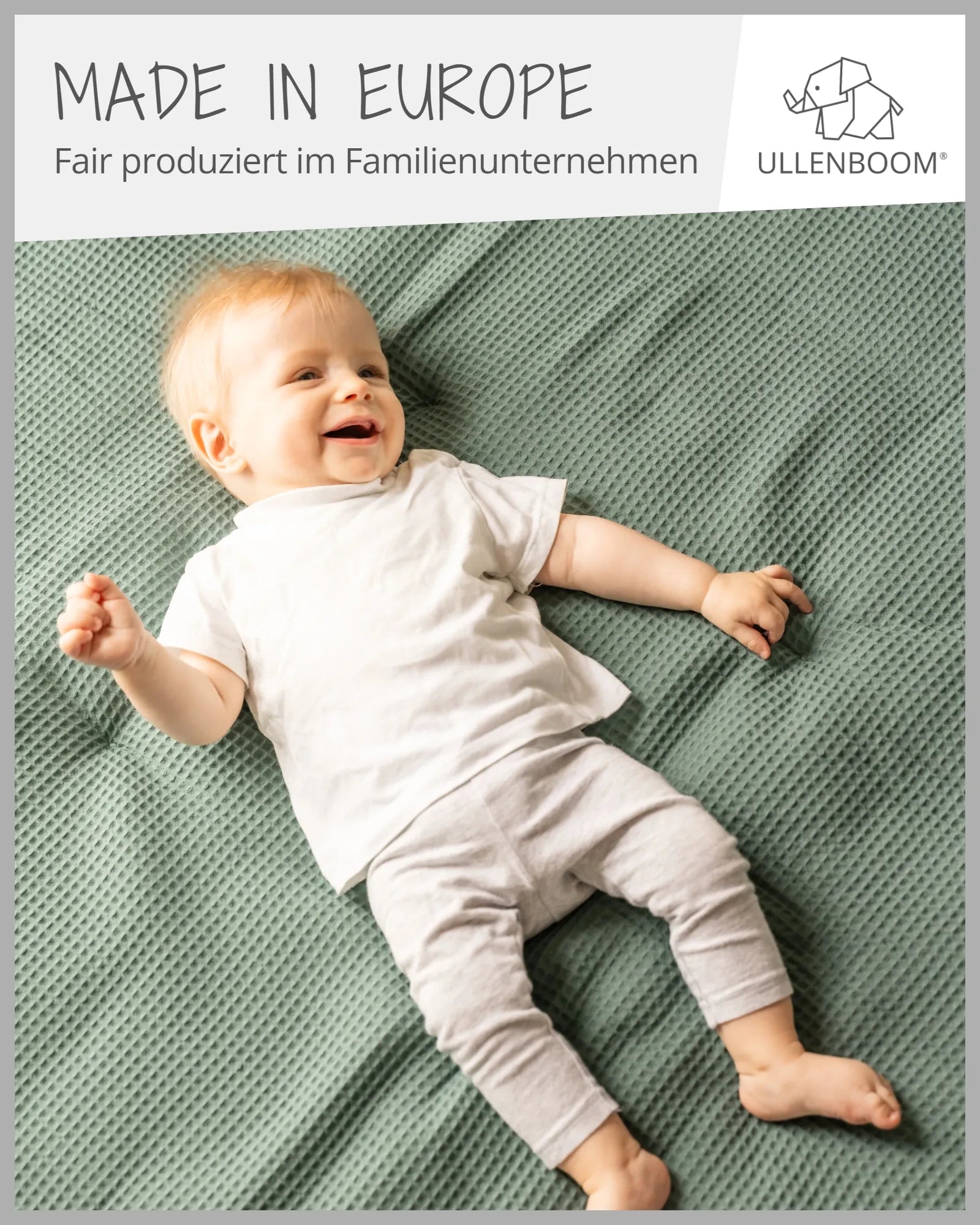 ullenboom-krabbeldecke-100x100-waffel-uni-gruen-02-produktinfos-made-in-eu-ULLENBOOM Baby