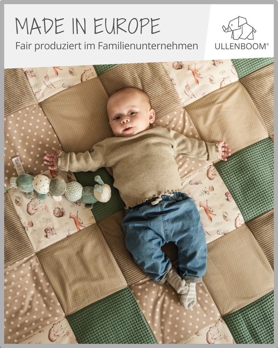 Personalisierbare Krabbeldecke WALDFREUNDE-ULLENBOOM Baby