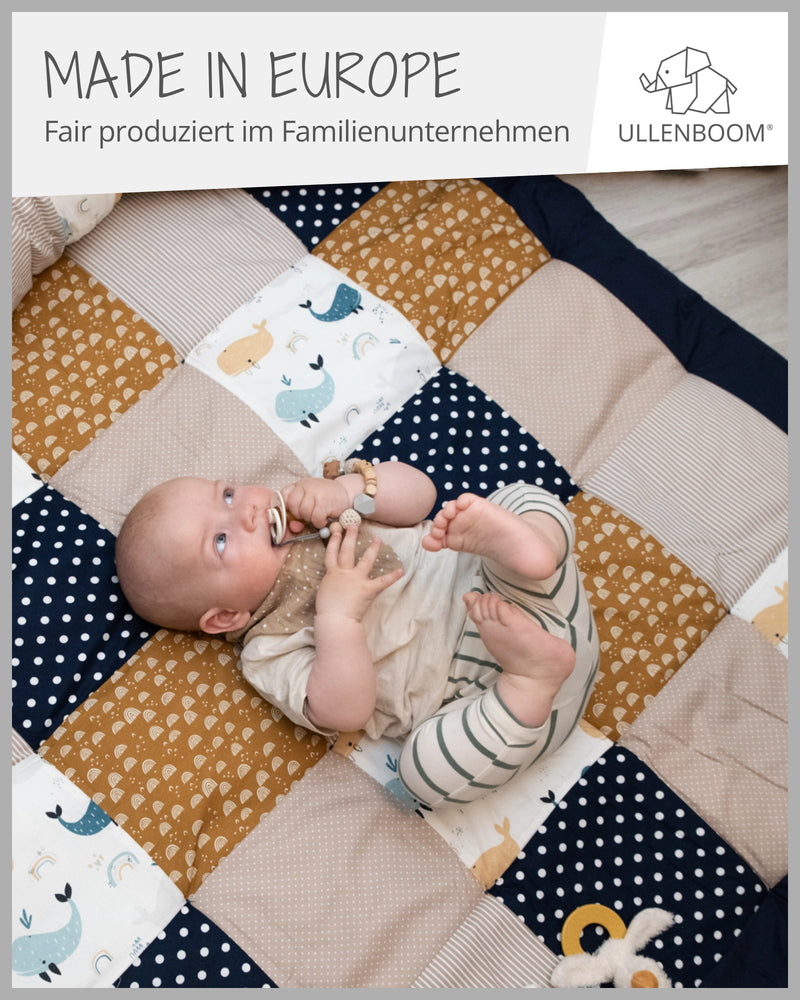 Personalisierbare Krabbeldecke WALE-ULLENBOOM Baby