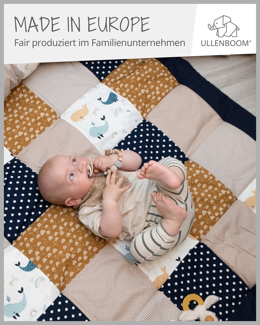 Personalisierbare Krabbeldecke WALE-ULLENBOOM Baby