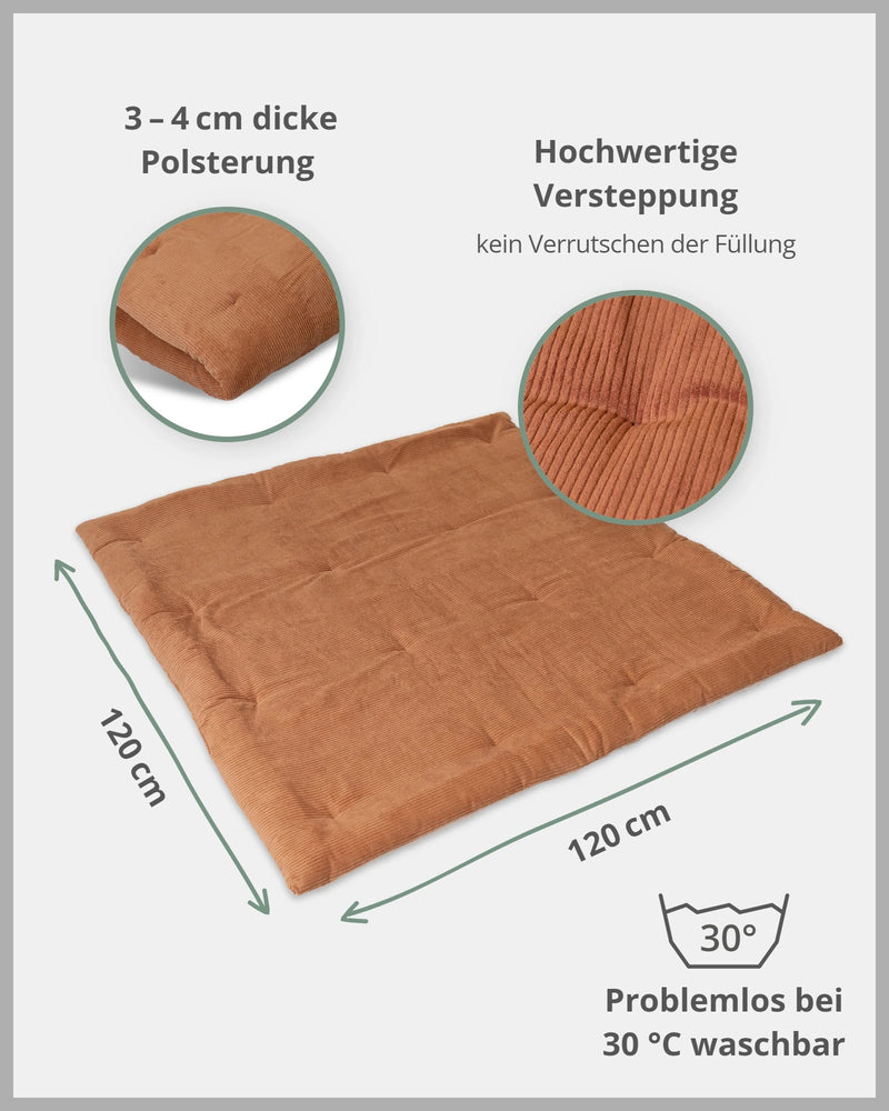 Krabbeldecke CORD CARAMEL-ULLENBOOM Baby