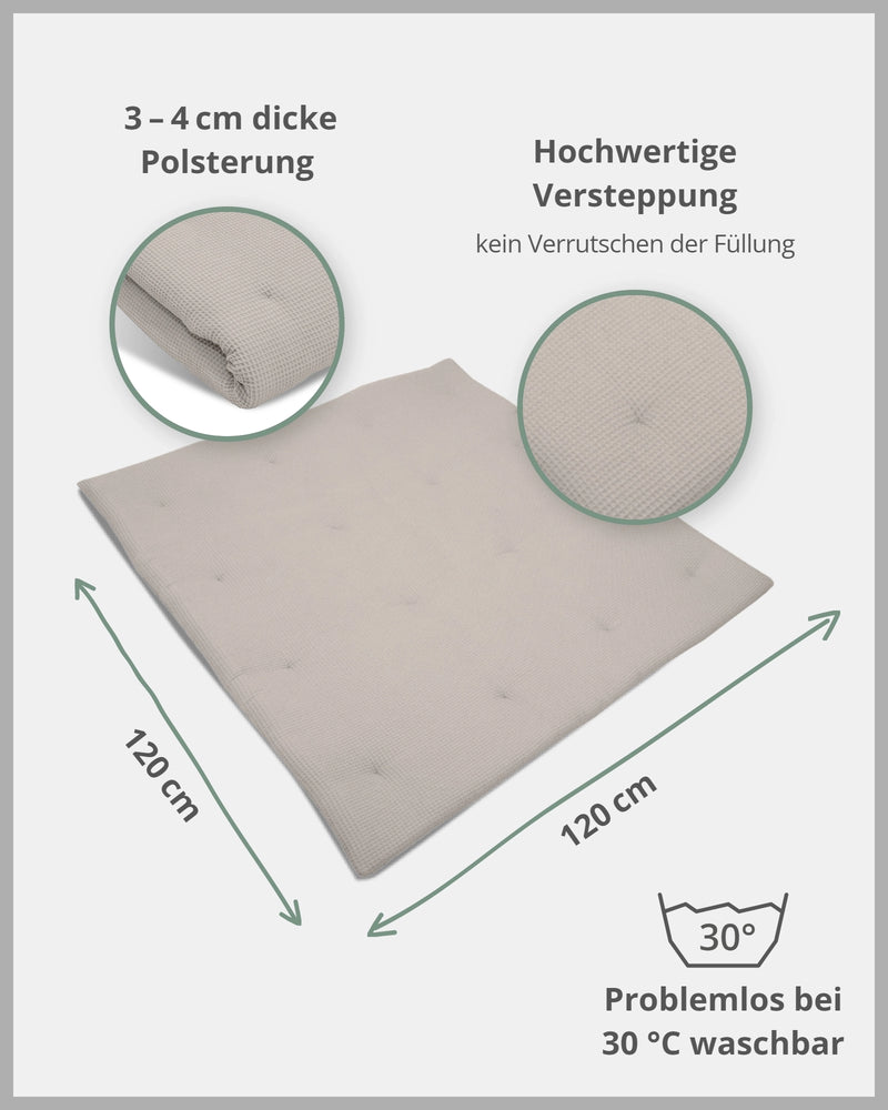 Krabbeldecke Waffelpiqué SAND-ULLENBOOM Baby