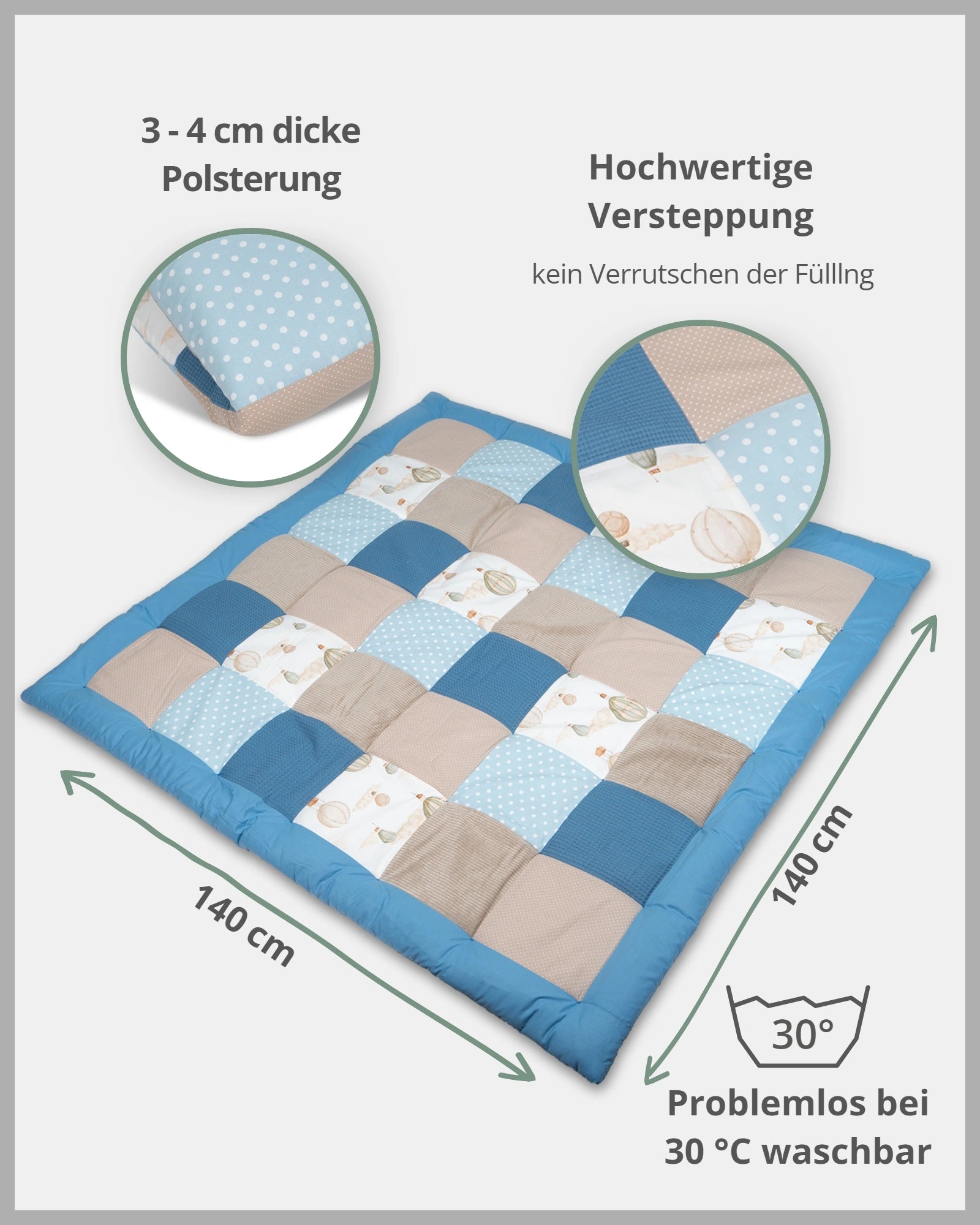 Krabbeldecke BALLONTRAUM