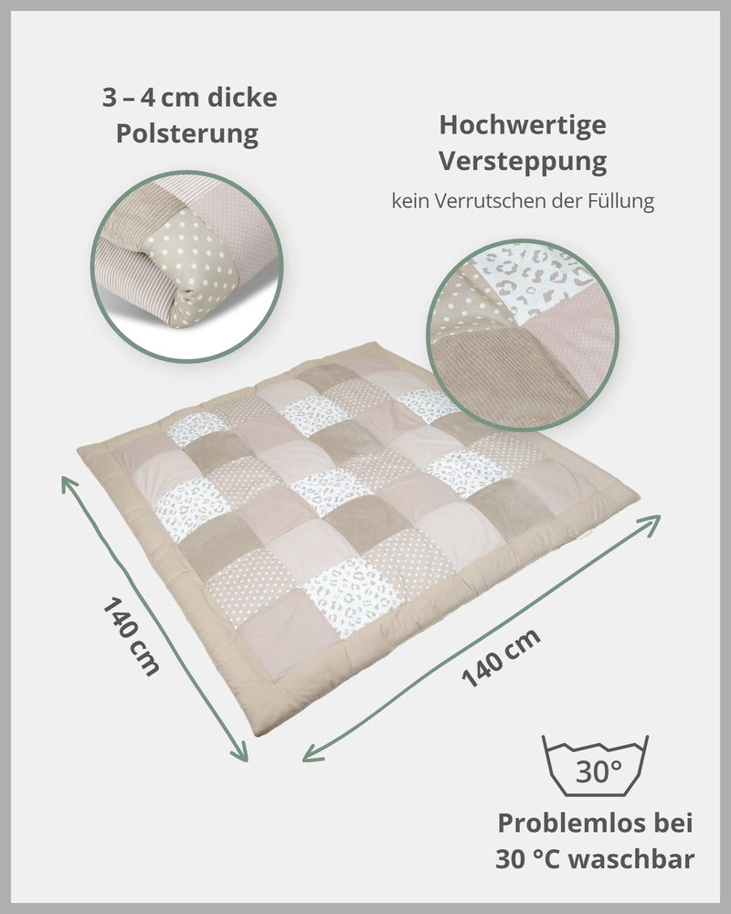 Personalisierbare Krabbeldecke LEO-ULLENBOOM Baby