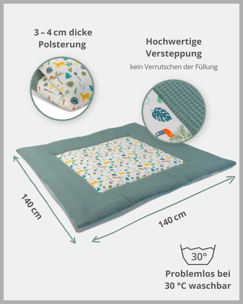 Krabbeldecke SALBEIGRÜN REGENWALD-ULLENBOOM Baby