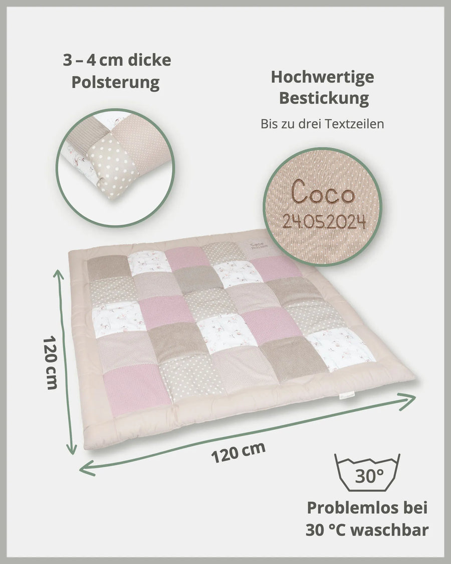 Krabbeldecke MÄRCHENWALD-Personalisierbare Krabbeldecke MÄRCHENWALD ULLENBOOM®-ULLENBOOM Baby