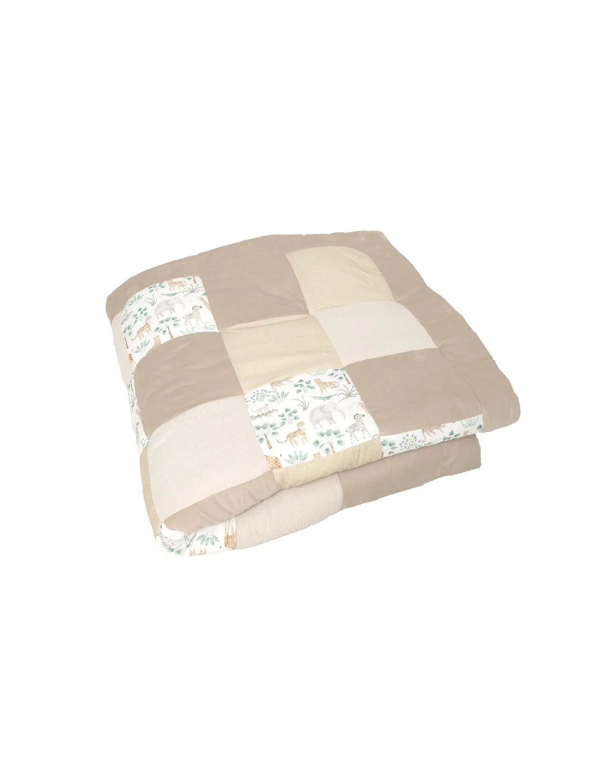 Krabbeldecke Safari Sand 140 x 140 cm – Freisteller