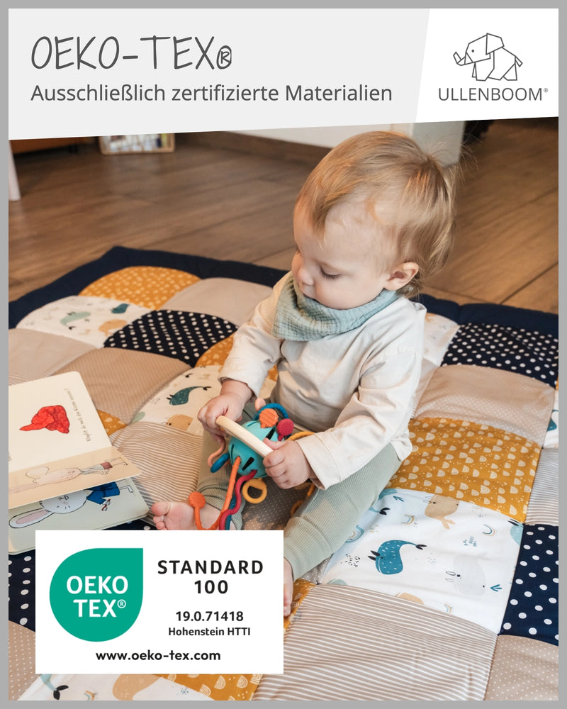 Personalisierbare Krabbeldecke WALE-ULLENBOOM Baby