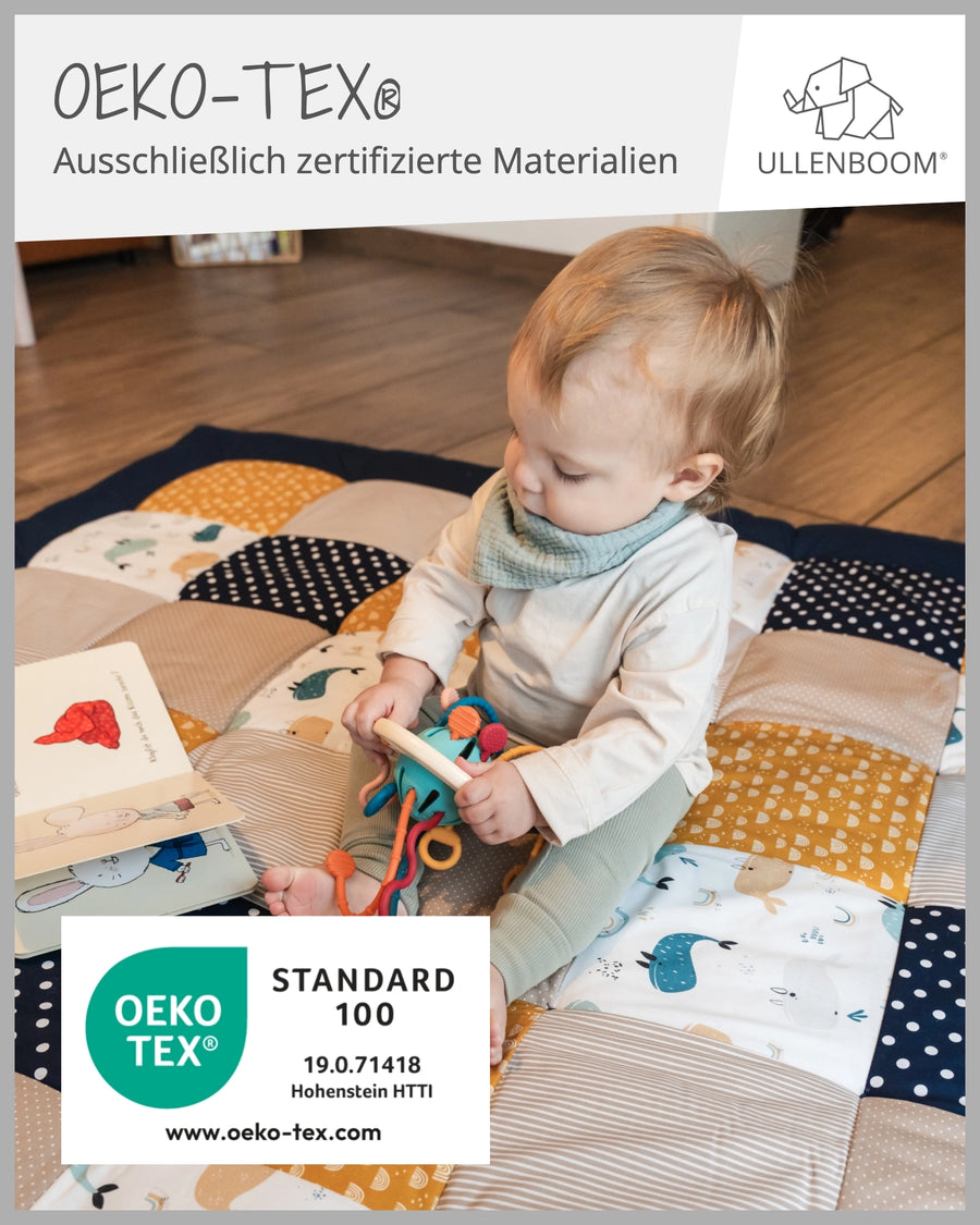 Personalisierbare Krabbeldecke WALE-ULLENBOOM Baby
