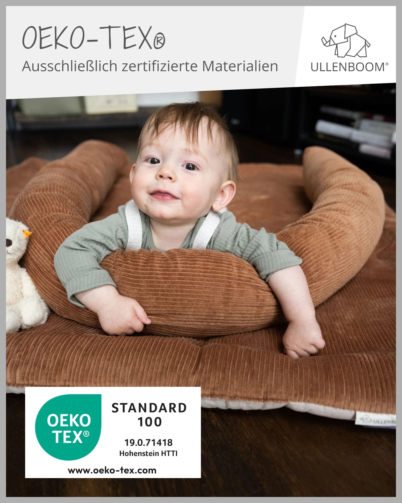 Baby Bettschlange CORD CARAMEL-ULLENBOOM Baby