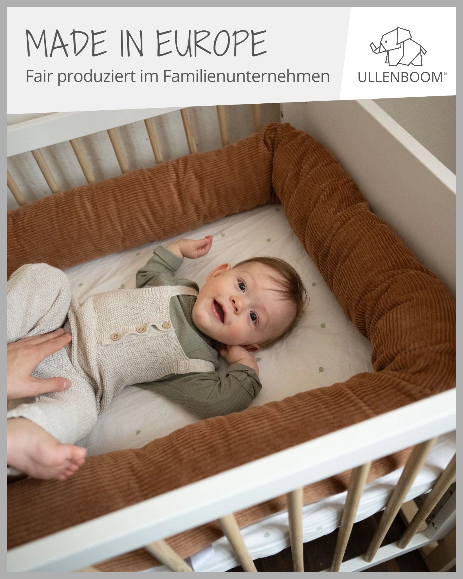 Baby Bettschlange CORD CARAMEL-ULLENBOOM Baby