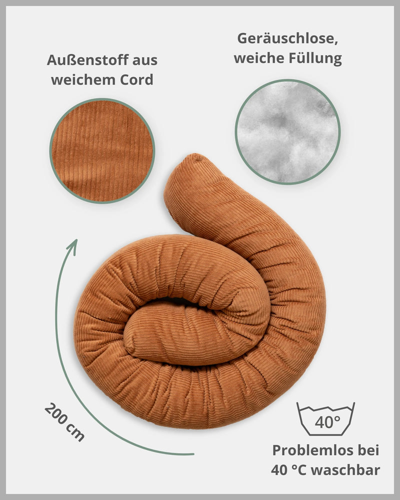 Baby Bettschlange CORD CARAMEL-ULLENBOOM Baby