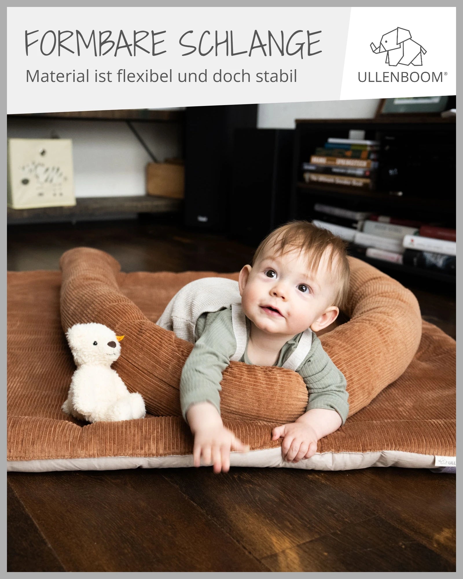 Baby Bettschlange CORD CARAMEL-ULLENBOOM Baby