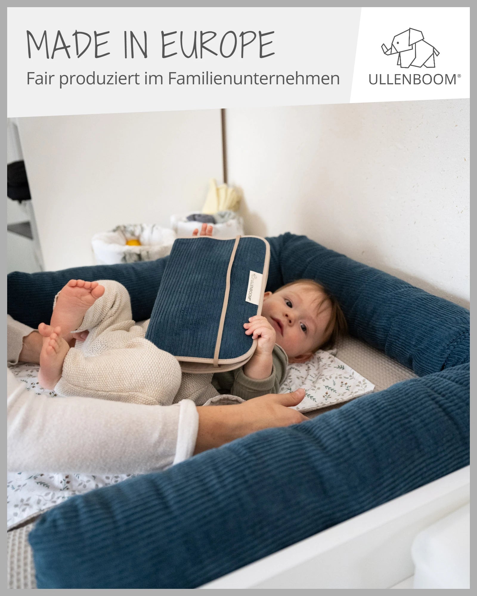 Baby Bettschlange CORD PETROL-ULLENBOOM Baby