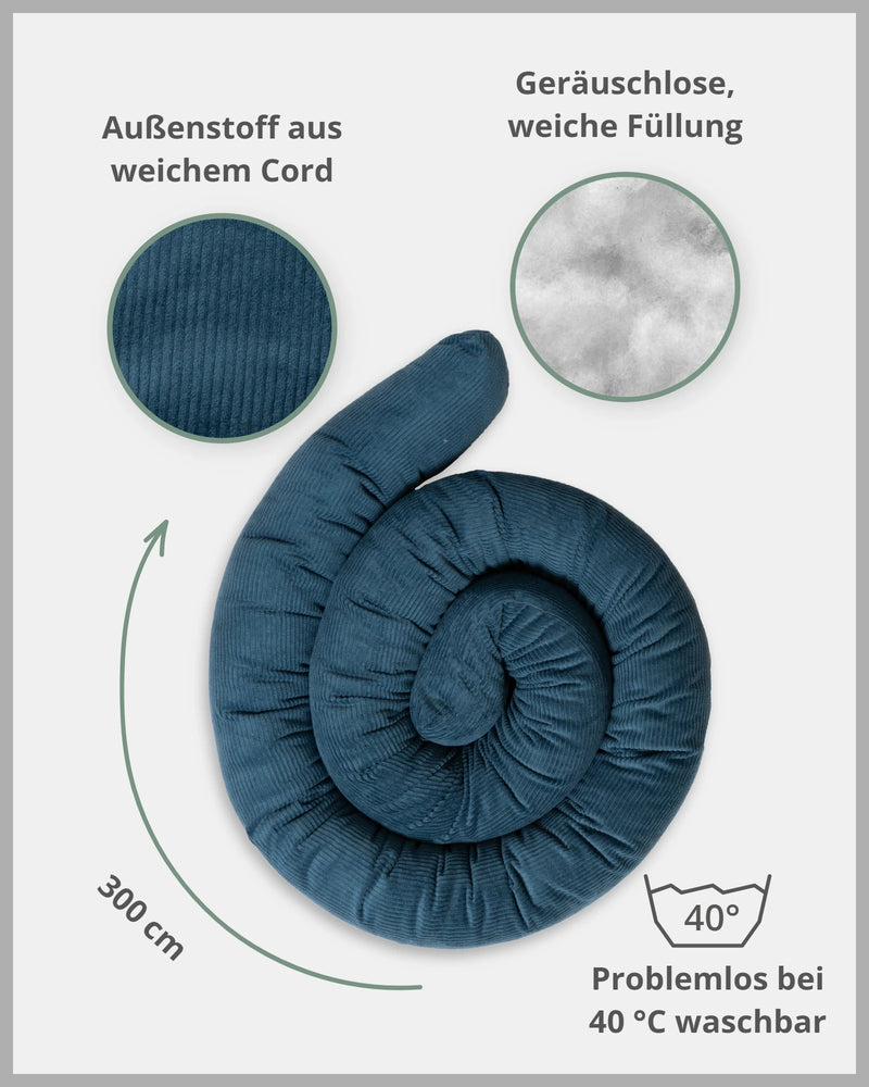 Baby Bettschlange CORD PETROL-ULLENBOOM Baby