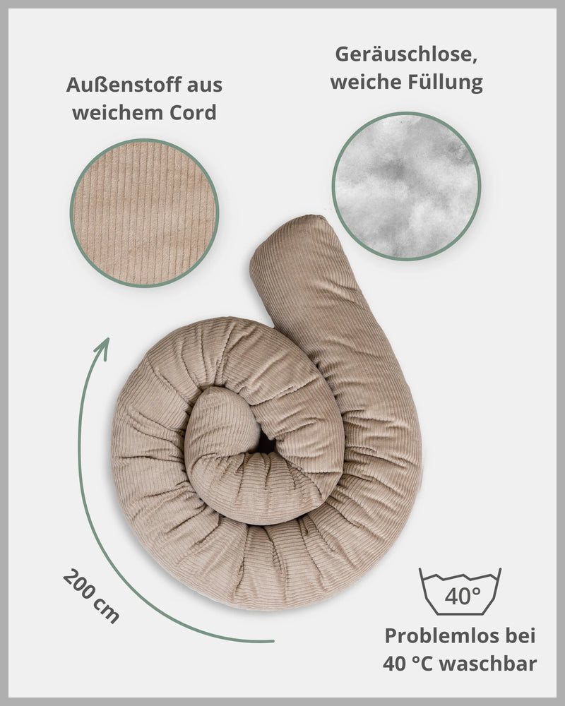 Baby Bettschlange CORD SAND-ULLENBOOM Baby