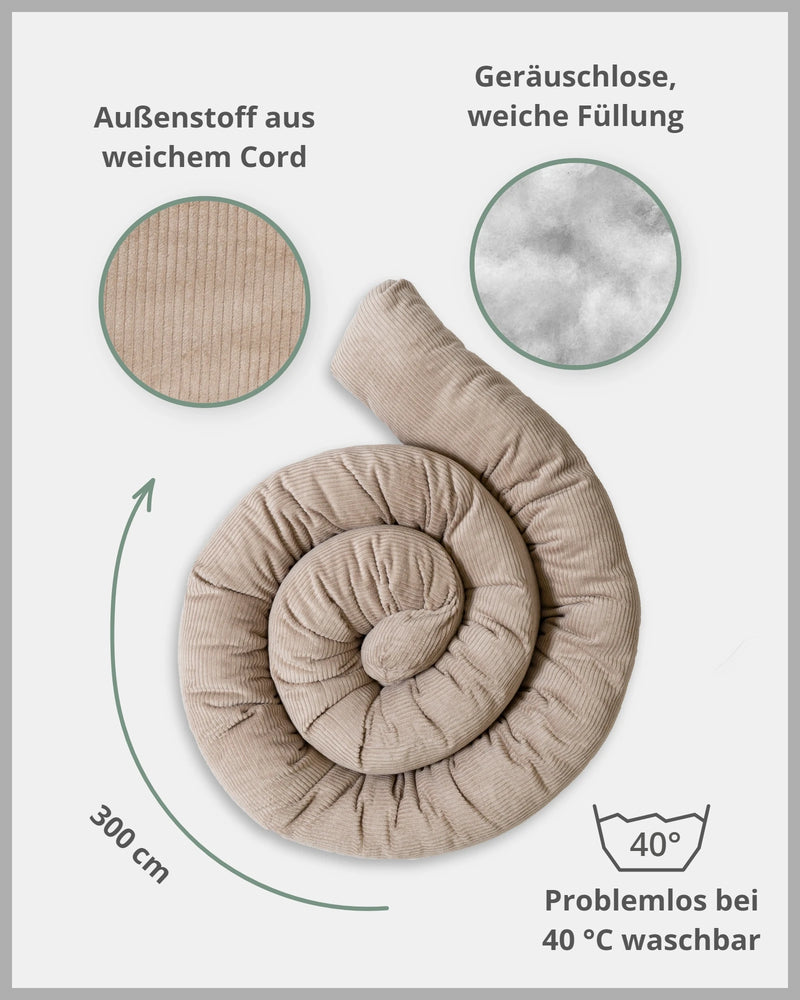 Baby Bettschlange CORD SAND-ULLENBOOM Baby