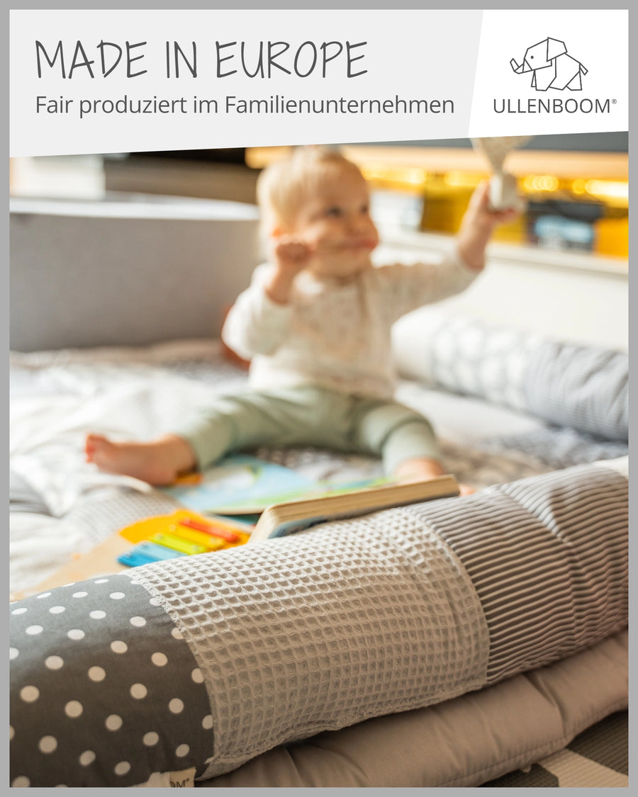 Baby Bettschlange GRAU ELEFANT-ULLENBOOM Baby
