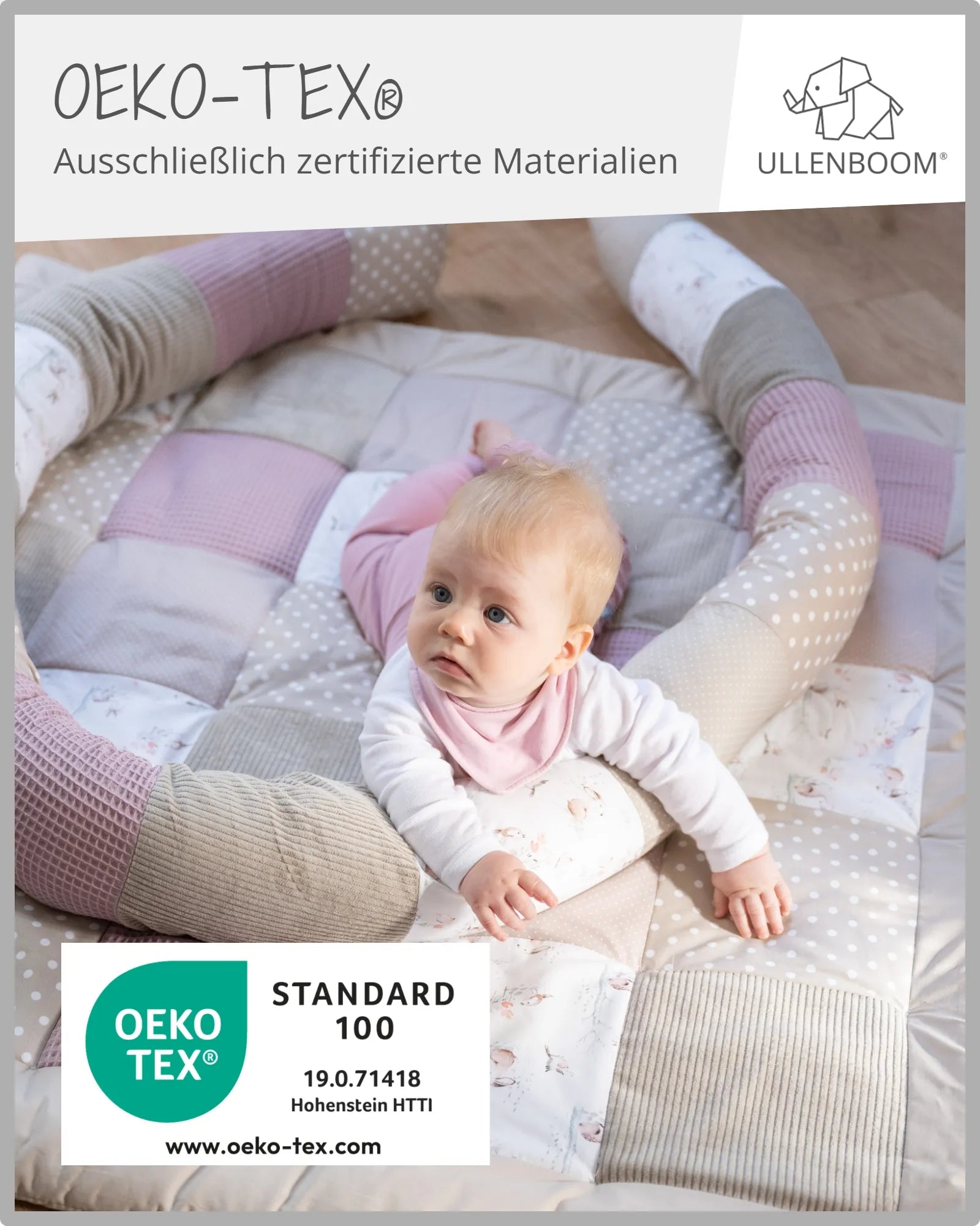 Baby Bettschlange MÄRCHENWALD-2m, 3m, 4m, babybett, bettrolle, Bettschlange, Bettschnecke, daybed, geflochtene, kinderbett, Märchenwald, nestchen, NEU, Patchwork, Schlafen & Kuscheln, tagesbett, Top Seller, wickeltisch schlange_ULLENBOOM® Baby