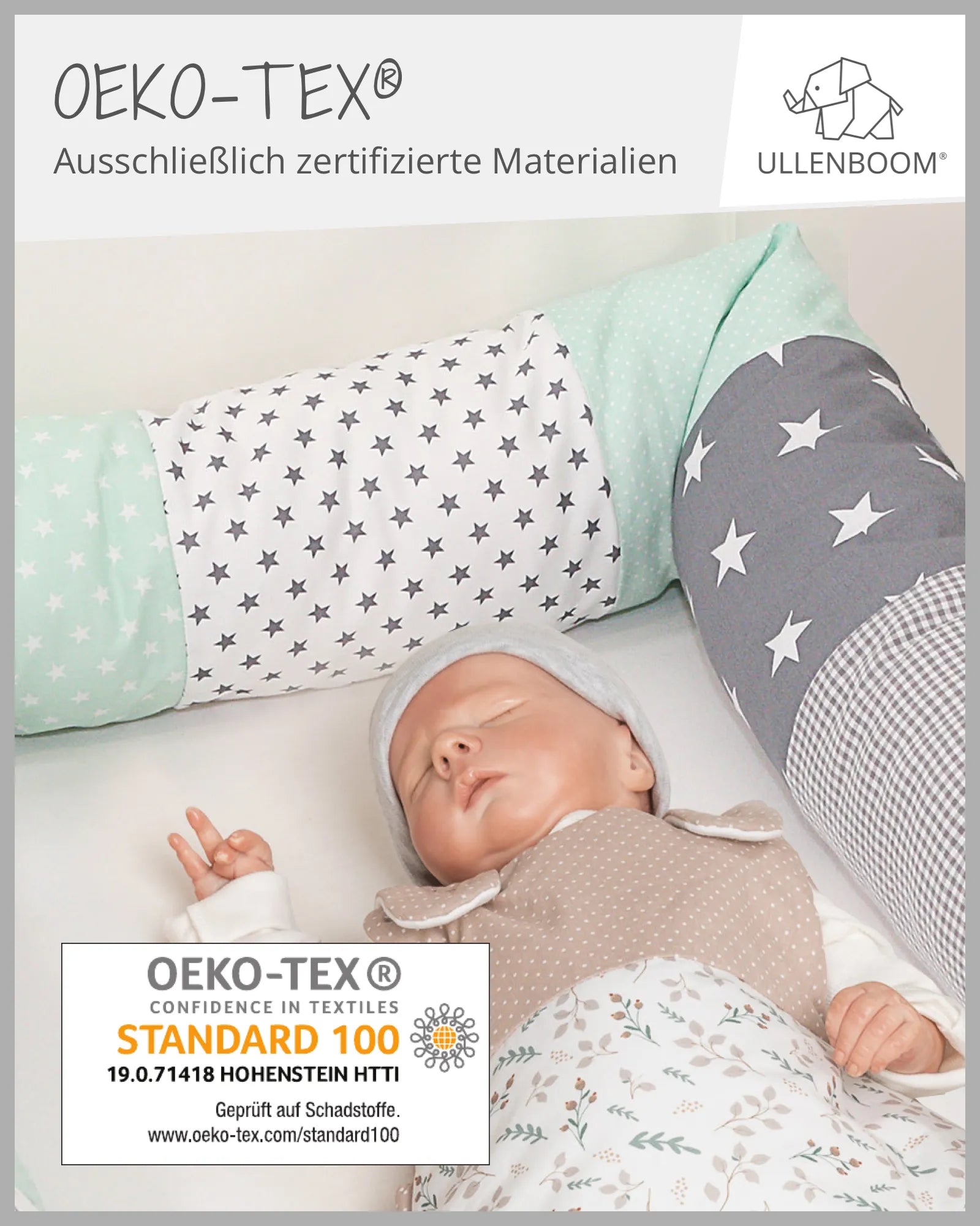 ullenboom-kuschelschlange-mint-grau-01-oeko-tex-ULLENBOOM Baby