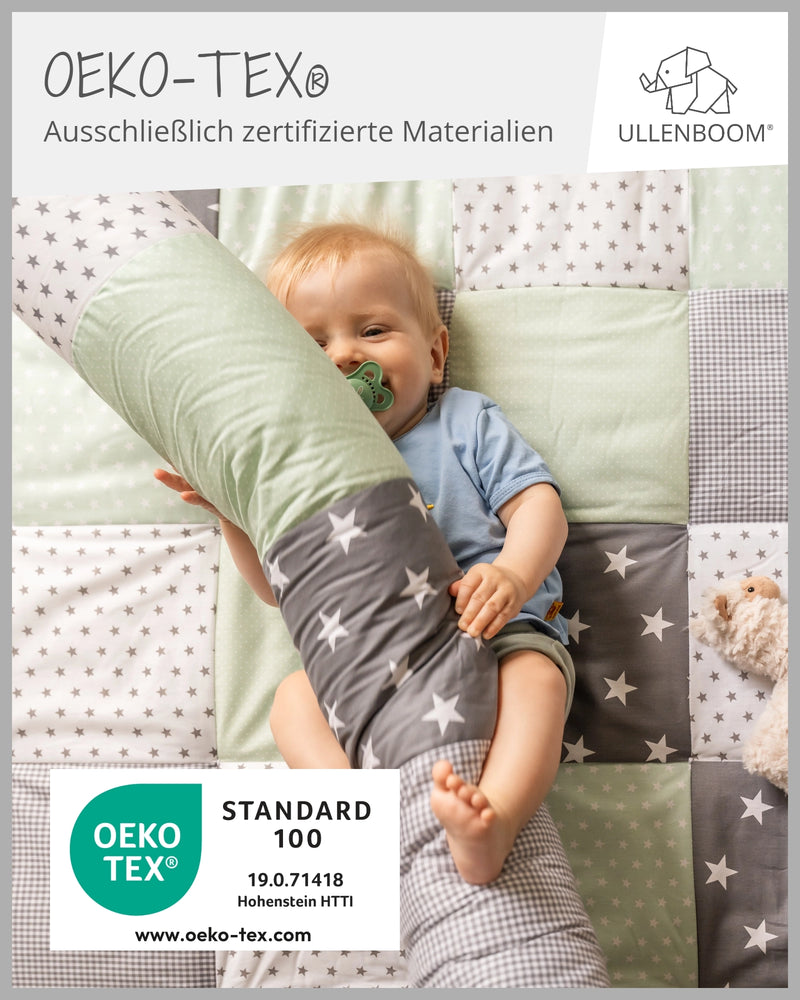 Baby Bettschlange MINT GRAU-ULLENBOOM Baby