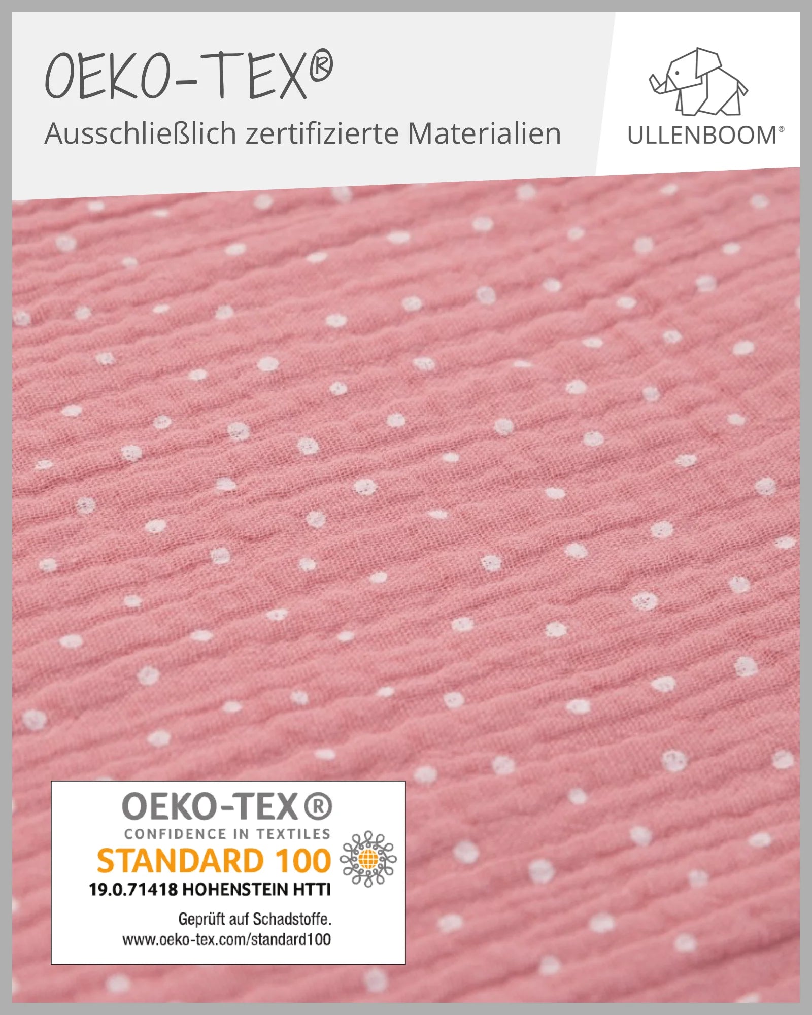 Baby Bettschlange Musselin Rosa