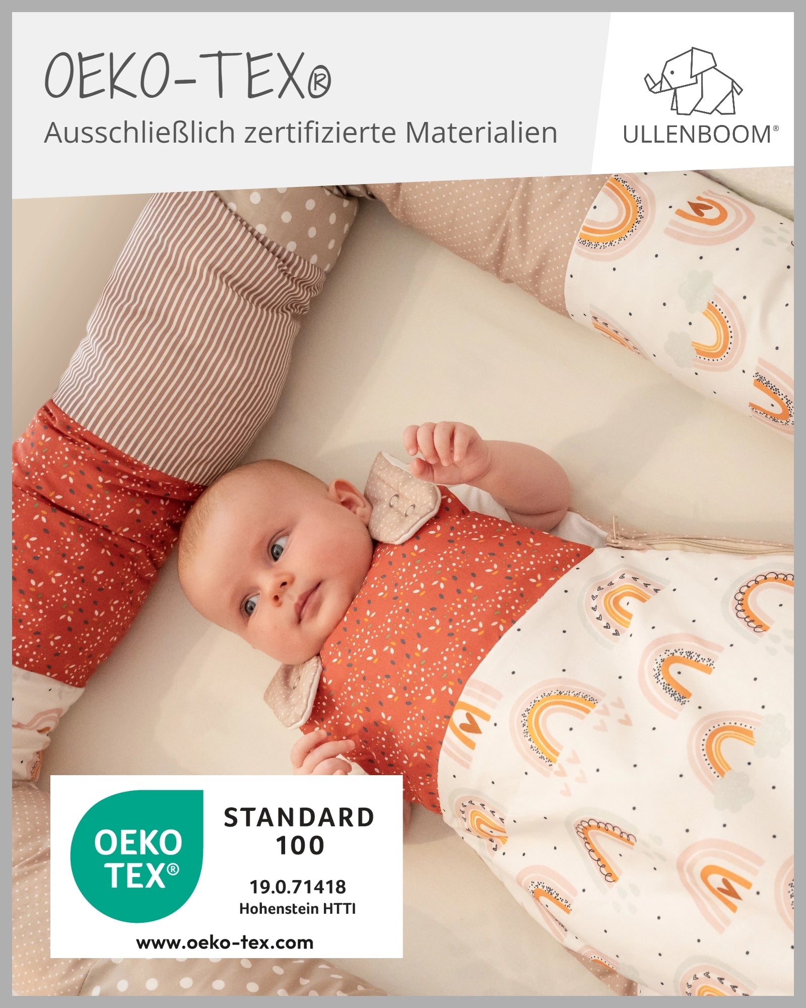 Baby Bettschlange REGENBOGEN