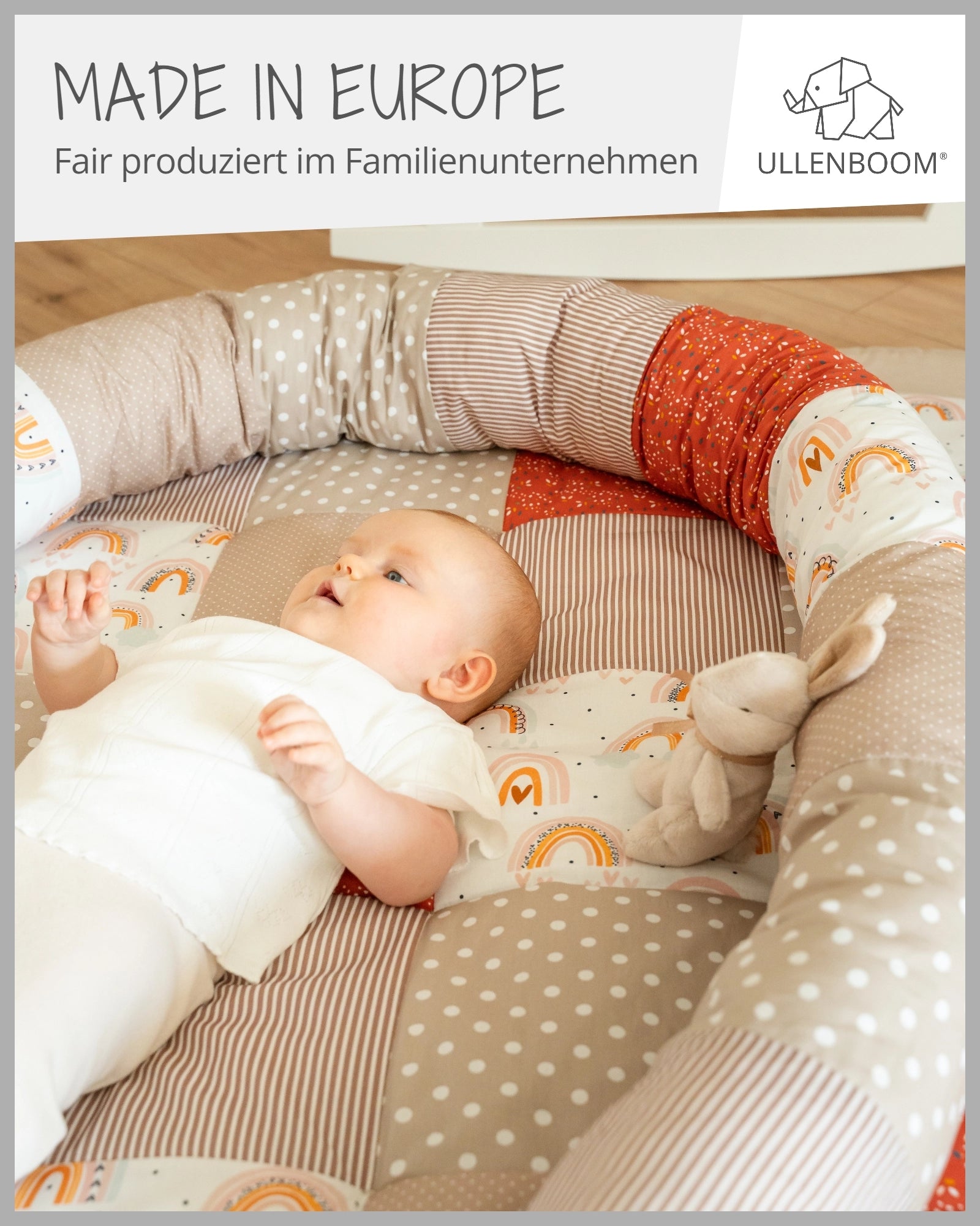 Baby Bettschlange REGENBOGEN