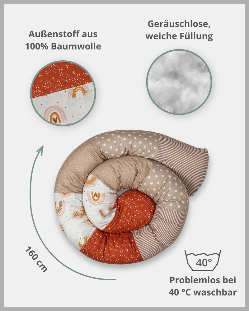 Baby Bettschlange REGENBOGEN-ULLENBOOM Baby