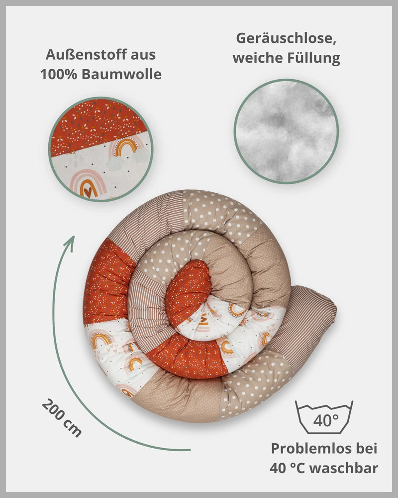 Baby Bettschlange REGENBOGEN-ULLENBOOM Baby