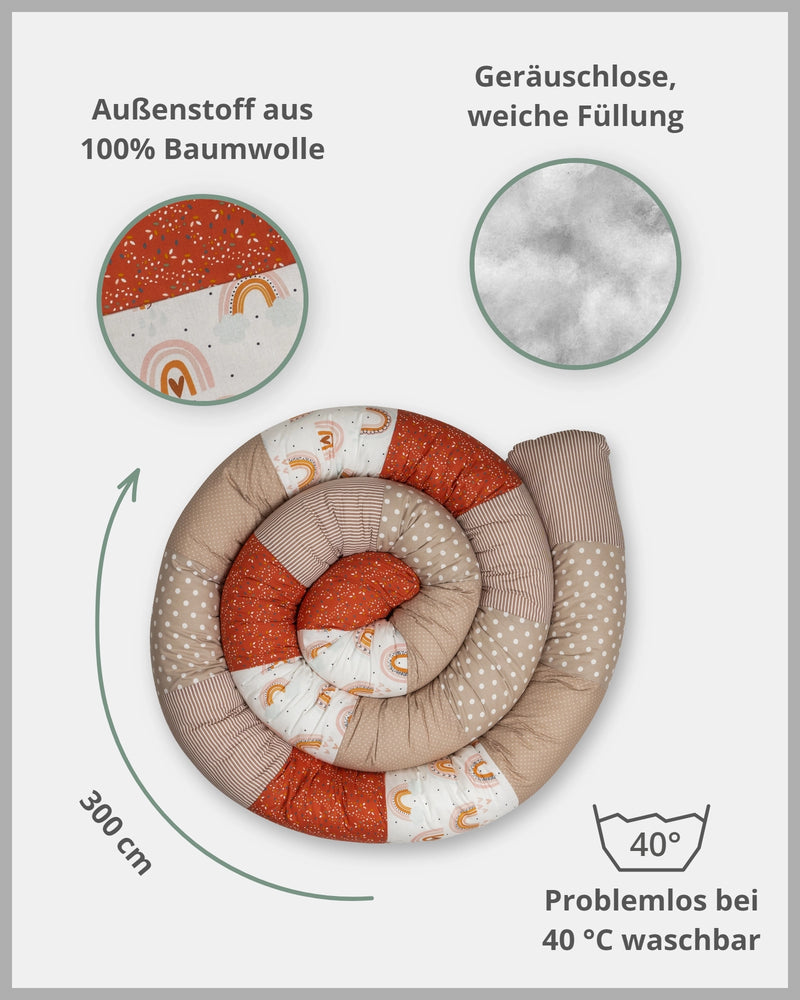 Baby Bettschlange REGENBOGEN-ULLENBOOM Baby