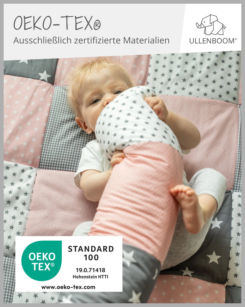Baby Bettschlange ROSA GRAU-ULLENBOOM Baby