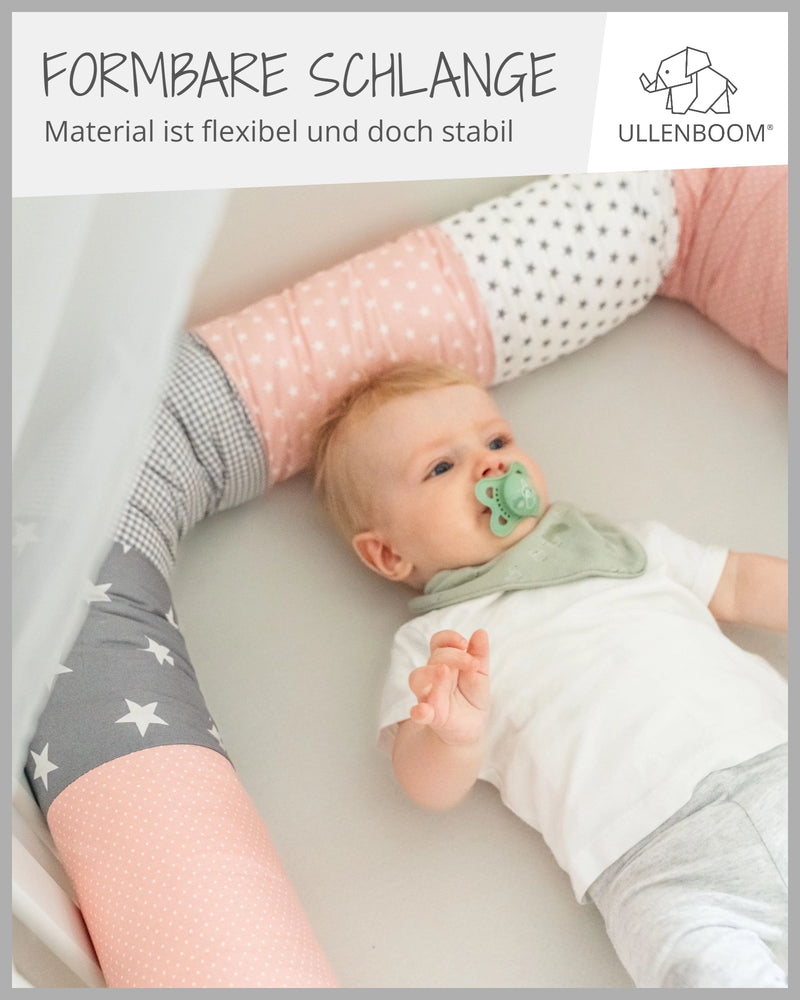 Baby Bettschlange ROSA GRAU-ULLENBOOM Baby