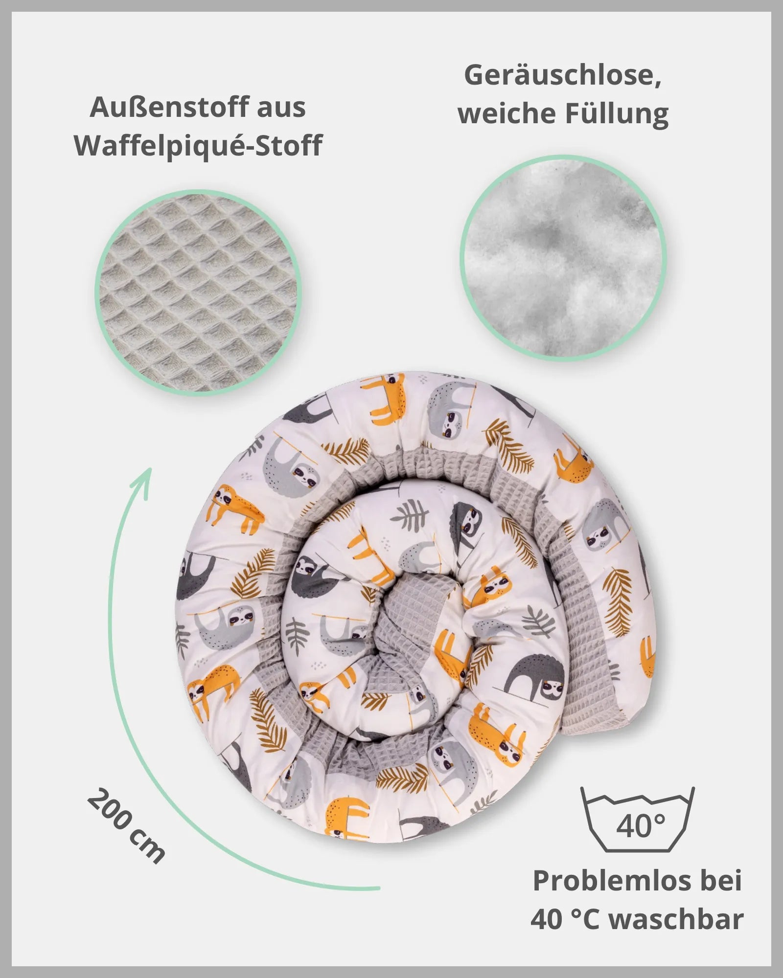 ullenboom-kuschelschlange-waffel-motiv-grau-faultiere-03-produktinfos-allgemein-200cm-ULLENBOOM Baby