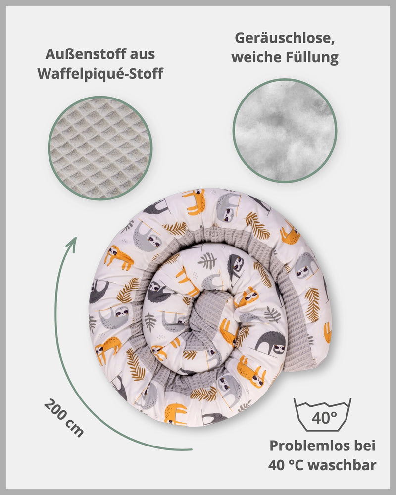 Baby Bettschlange GRAU FAULTIERE-ULLENBOOM Baby