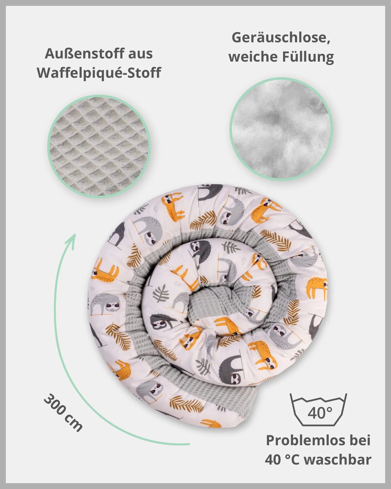 ullenboom-kuschelschlange-waffel-motiv-grau-faultiere-03-produktinfos-allgemein-300cm-ULLENBOOM Baby