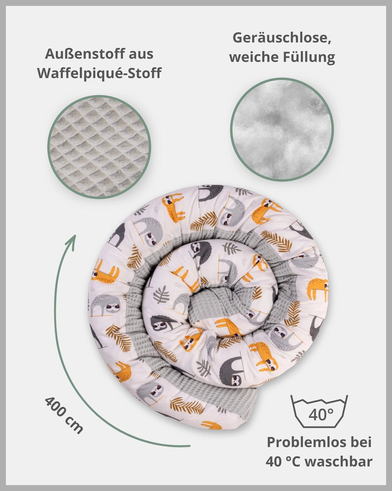 Baby Bettschlange GRAU FAULTIERE-ULLENBOOM Baby