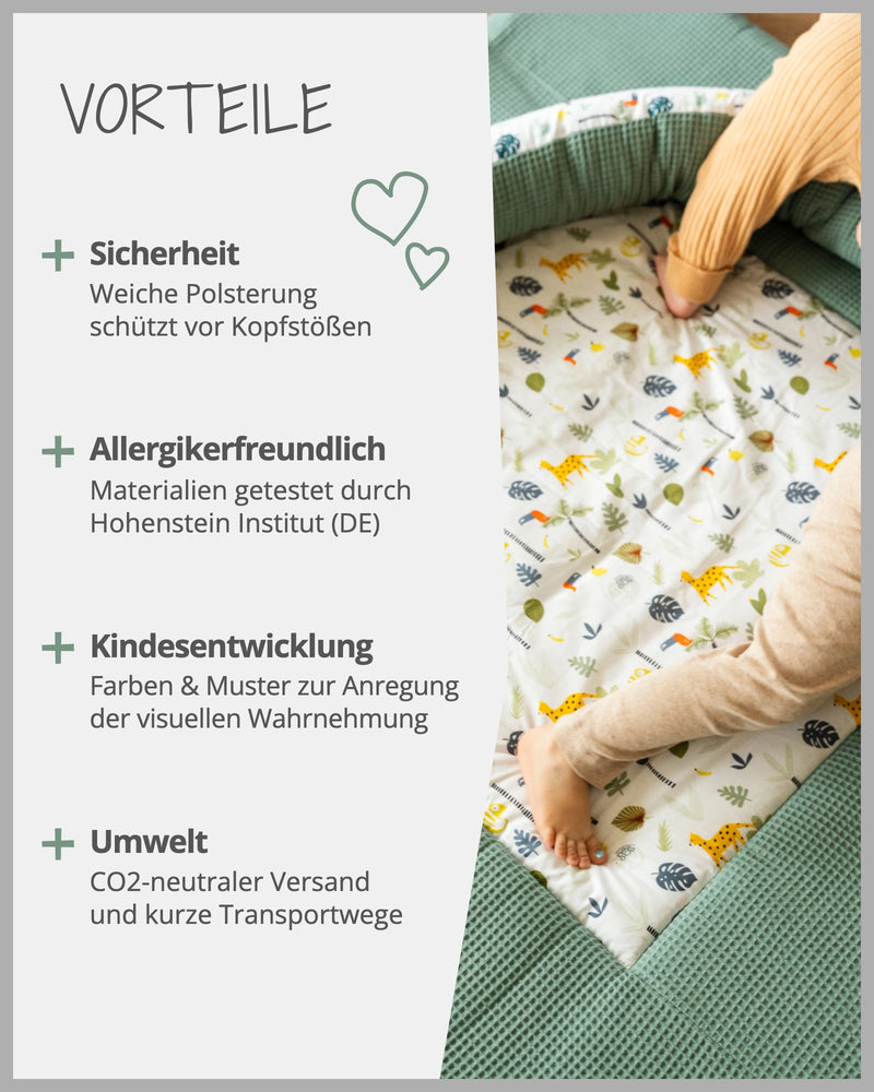 Baby Bettschlange SALBEIGRÜN REGENWALD-ULLENBOOM Baby