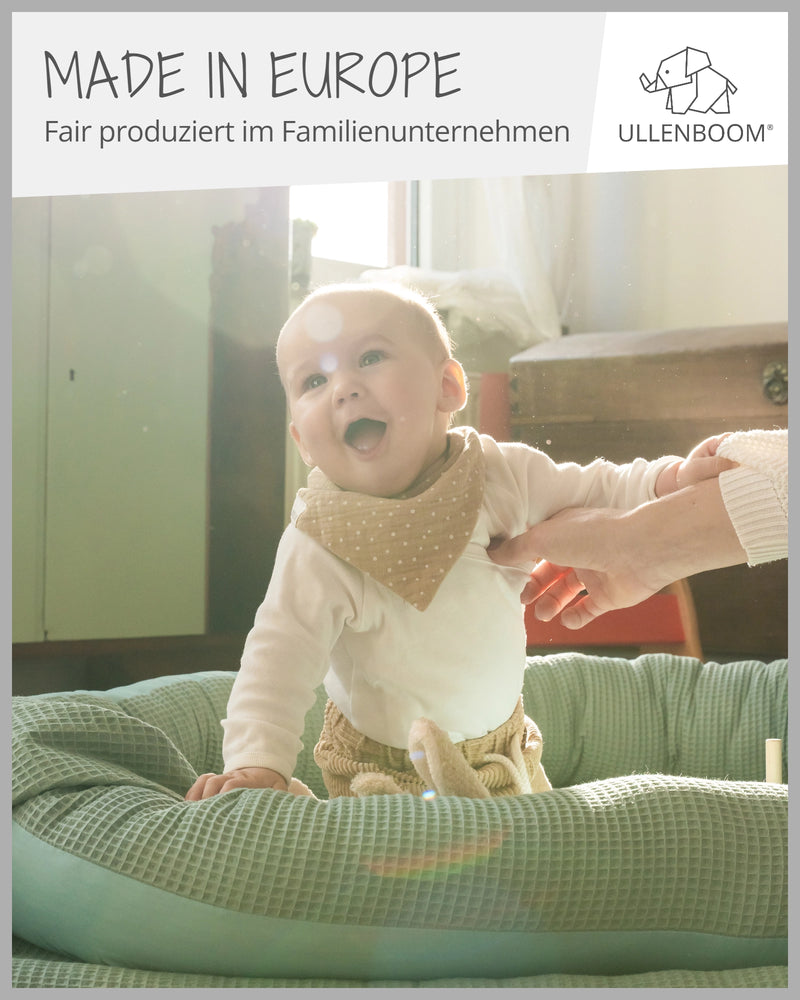 Baby Bettschlange WAFFELPIQUÈ SALBEIGRÜN-ULLENBOOM Baby