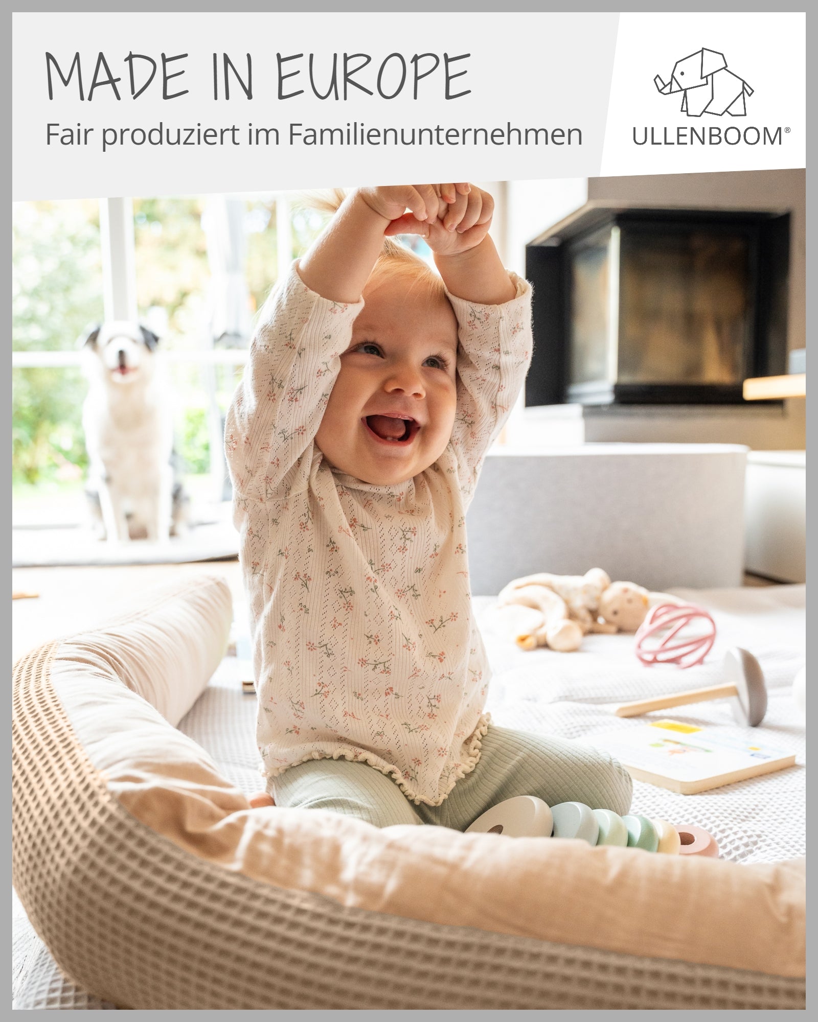 Baby Bettschlange Waffelpiqué SAND