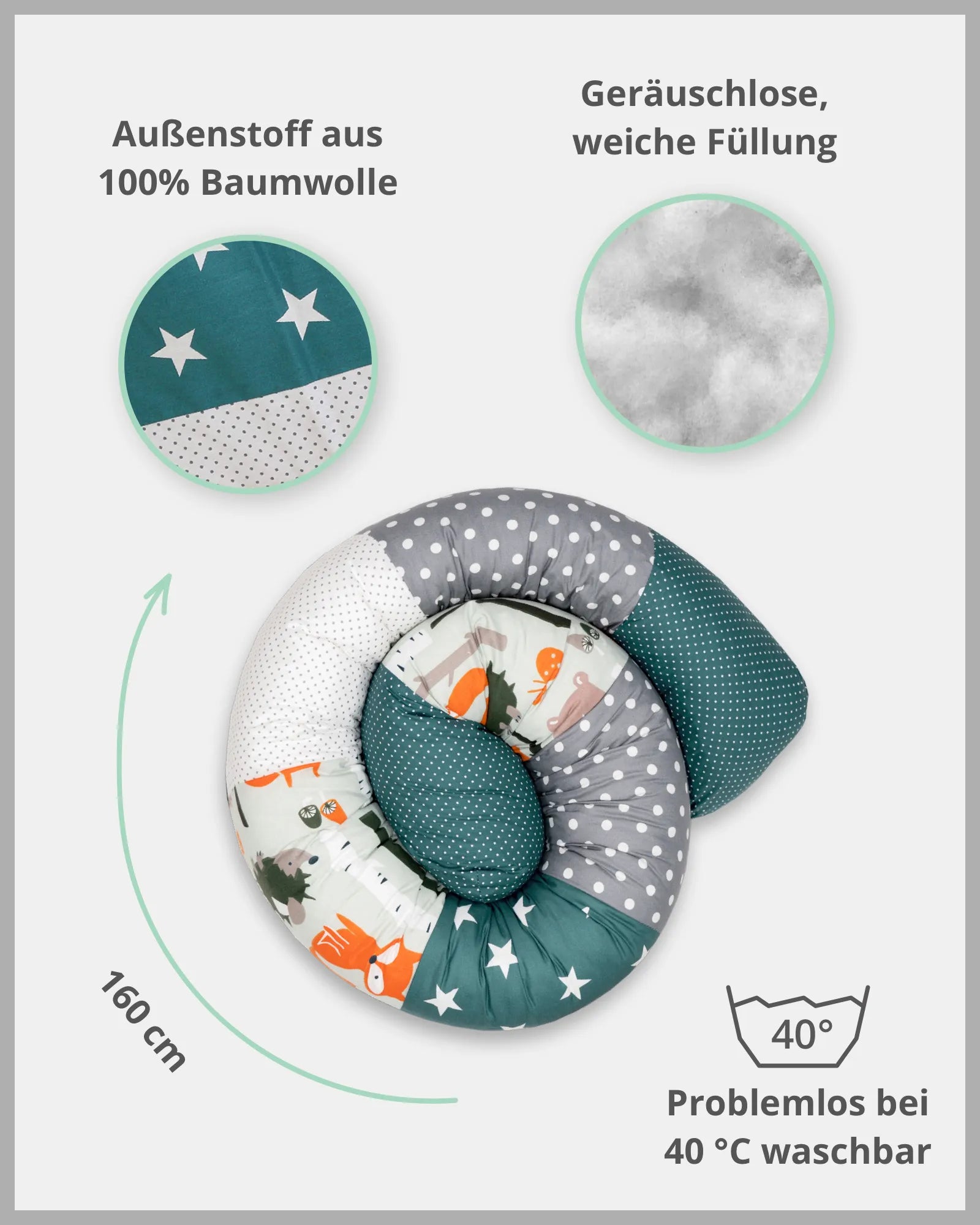 ullenboom-kuschelschlange-waldtiere-petrol-03-produktinfos-allgemein-160cm-ULLENBOOM Baby