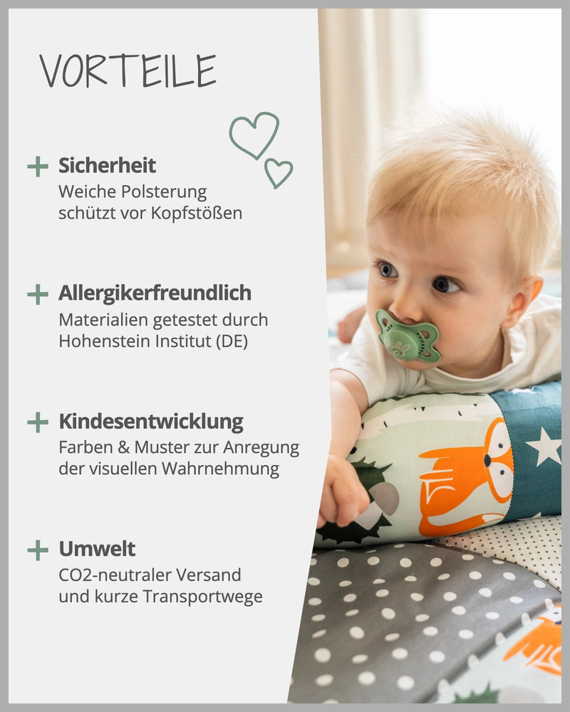 Baby Bettschlange WALDTIERE PETROL-ULLENBOOM Baby