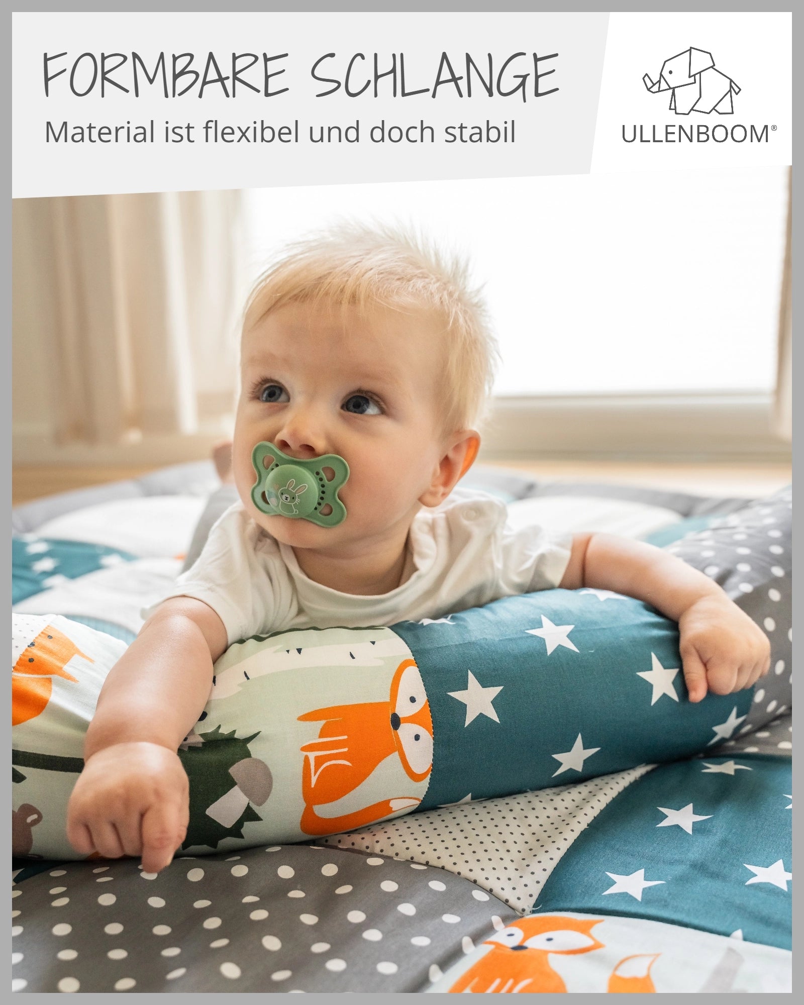 Baby Bettschlange WALDTIERE PETROL