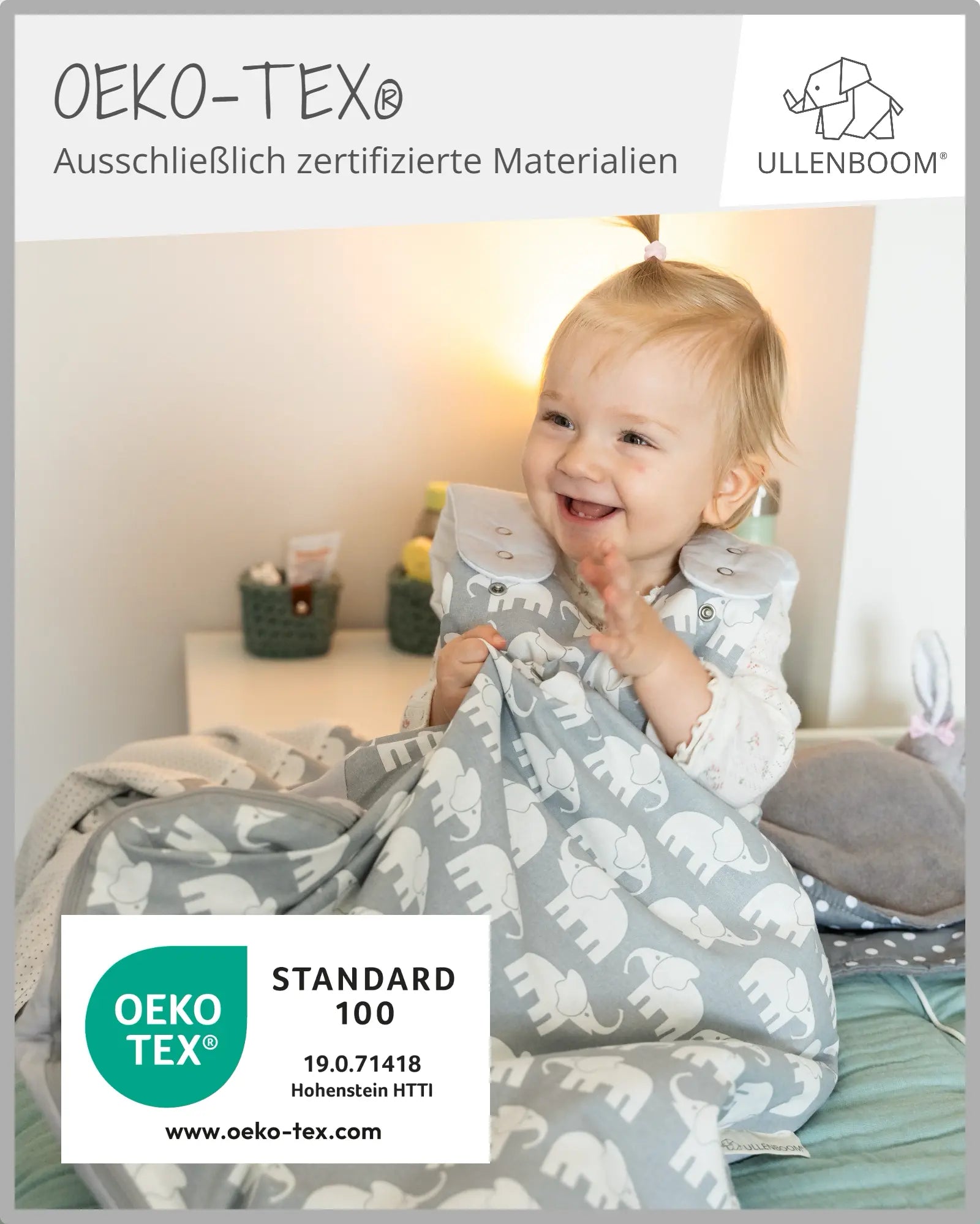 Schlafsack GRAU ELEFANT