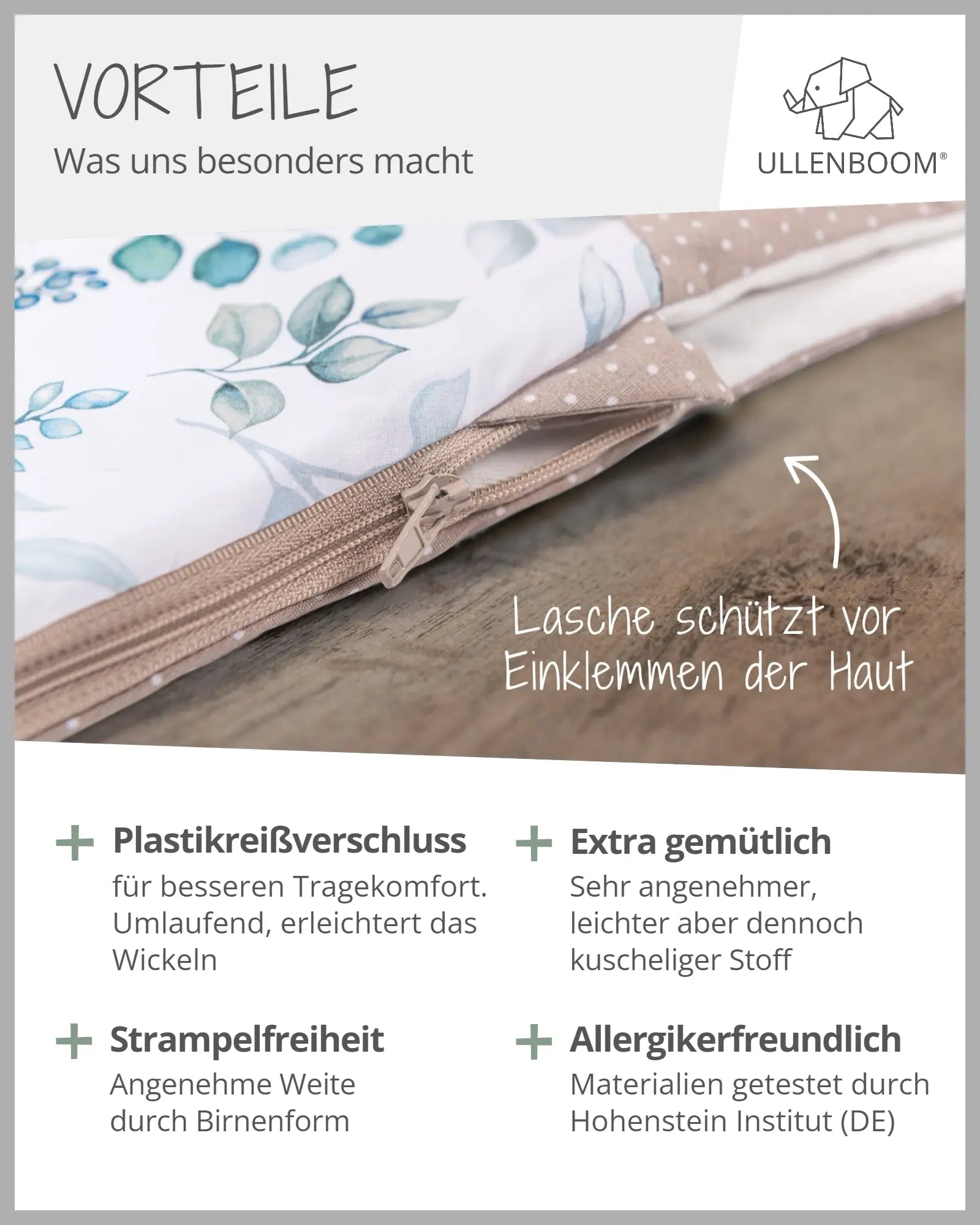 Schlafsack GRAU ELEFANT