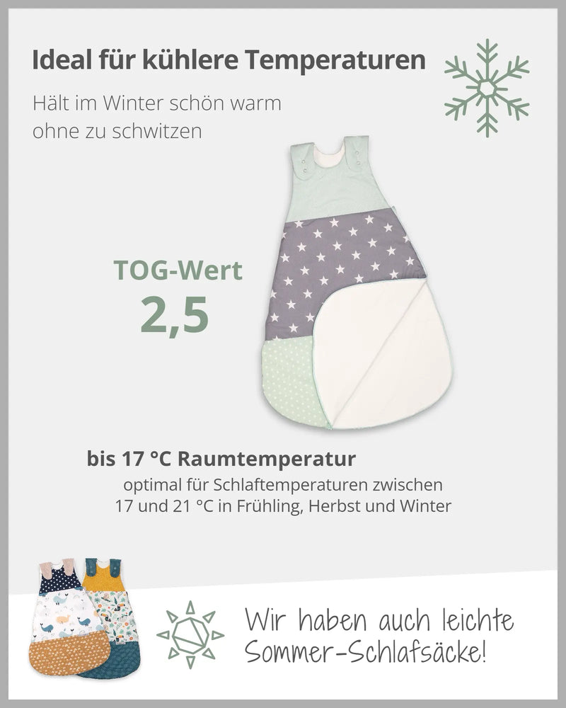 Schlafsack MINT GRAU-ULLENBOOM Baby